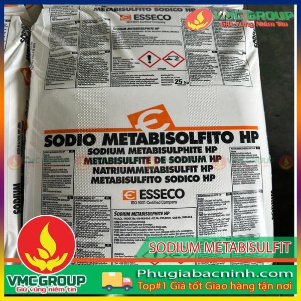 SODIUM METABISULFITE NA2S2O5 – PHỤ GIA TẨY TRẮNG