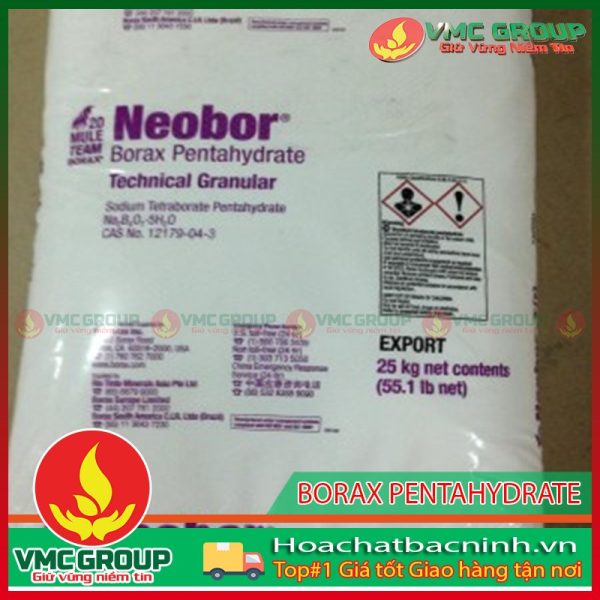 BORAX MỸ (HÀN THE) – NA2B4O7.5H2O